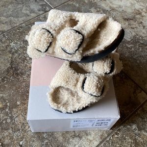 Birkenstock Arizona Big Buckle Sherpa size 39